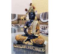 LOTUSAMAR Beautiful Sitting Buddha Idol Statue for Home & Garden Living Room | Healing Spirit Blessing Buddha Statue 07
