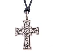 lotusandlime Celtic Cross Pewter Pendant - Square Centre