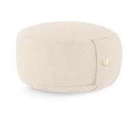 Lotuscrafts Meditation Cushion LOTUS - Height 15 cm - Spelt Filling - Washable Cover Organic Cotton - Floor Cushion Meditation - Yoga Cushion - Meditation Pillow - Yoga Pillow - GOTS Certified