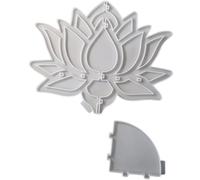 Lotuses Flower Corner Shelf Mold for Decorative Cements