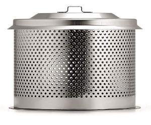 LotusGrill ® Replacement Charcoal Container - Stainless Steel for Compact Grill - Low-Smoke, Specially Designed for Small/Compact Table Grill