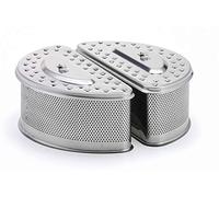 LotusGrill ® Replacement charcoal container XXL made of stainless steel - specially developed for the low-smoke charcoal grill XXL table grill XXL