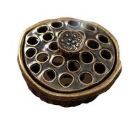 Lotuss Incense Burner Censer - Antique Style Desktop Holder, Zen Aromatherapy Decor | Elegant Alloy Crafted Meditation Relaxation Fragrance Diffusion Accessory for Yoga Studio Spa Office