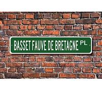 Lotusworld Basset Fauve De Bretagne Basset Fauve De Bretagne GiftBasset Fauve De Bretagne Sign Signal Si 4x16 inchs