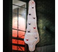 Lotvic Dead Body Halloween Prop, Inflatable Dead Victim Props with Pump, Scary Hanging Dead Body Halloween Decorations, Fake Corpse in Bag for Halloween Party Haunted House Indoor Outdoor Decor