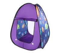 Lotvic Pop Up Play Tent, Pop Up Tents for Kids, Astronaut Spaceship Space Playhouse, Foldable Kids Tent with Carry Bag, Indoor & Outdoor Play Tents for Boys Girls Toddlers (Space)