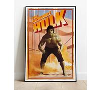 Lou Ferrigno As The Incredible Hulk Movie TV Series Film Promo : A Huge 36"x24" Poster Print Similar (Slightly Larger) to A1 Size : Vintage Retro Reproduction