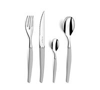 Lou Laguiole - Jet - 24 piece cutlery set, Satin.
