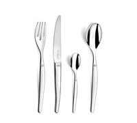 Lou LAGUIOLE Jet Cutlery Set 24 18/0 for 6 People, Stainless Steel | Cutlery Set with Cutlery for 6 People, 24 Cutlery, 18/0 Stainless Steel, Dishwasher Safe