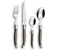 Lou Laguiole - Tradition Cutlery Set 24 Pieces, Pepper - Pepper