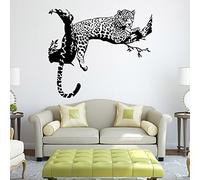 Lou Lou 3D removable Mural Wall Stickers Wall Decal for Home Decor - Lying Leopard