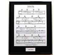 LOU REED/FRAMED SONGSHEET/PERFECT DAY (Can be personalised)
