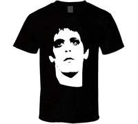 Lou Reed Rock Punk Retro T Shirt Unisex 100% Cotton Short-Sleeve T-Shirts Black L
