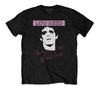 Lou Reed T Shirt Walk On The Wild Side Official Mens Black M