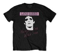 Lou Reed T Shirt Walk On The Wild Side Official Mens Black M