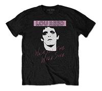 Lou Reed T Shirt Walk On The Wild Side Official Mens Black XL