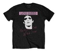 Lou Reed T Shirt Walk On The Wild Side Official Mens Black M