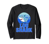 Lou Shark Family Reunion Squad First Last Name Long Sleeve T-Shirt