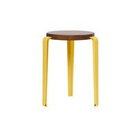 LOU Stool Stained Oak/Brioche Yellow