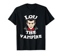 Lou The Vampire T-Shirt Halloween Simple Costume T-Shirt