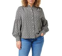 Louche Clancy Blouse in Candy Bud Print, Black, Size 8