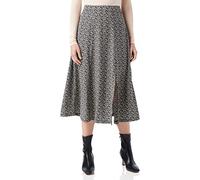 Louche Kiyo Candy Bud midi Skirt, Black, Size 8