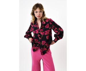Louche Women's Byron Watermark Floral Print Shirt | Size: 12 Louche Multicolor 12
