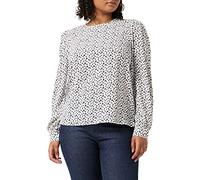 Louche Lima Shirt in Flower Spot Print, White, Size 14