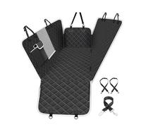 LOUCNAY Dog Car Seat Cover for Lincoln Navigator 2000-2025, Scratch Proof and Non-Slip Pet Back Seat Cover, Dog Hammock with Mesh Window And Storage Pocket, Easy to Clean,B