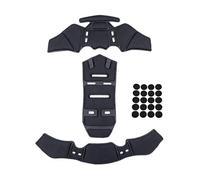 LOUCNAY Motorcycle Helmet Padding for Airoh Twist 2016-2021, Memory Foam Pad Protective Mat, Replacement Internal Memory Foam Mat Kits Set, Motorcycle Helmet Liner,A Black