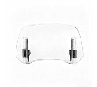 LOUCNAY Motorcycle Windshield Extension for Suzuki Burgman 400 1999-2024, Adjustable Clip On Motorcycle Wind Deflector Windscreen Spoiler, Windshield Accessories,A transparent-Large