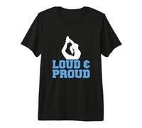 Loud and Proud Gymnastics Balance Beam Vault Premium T-Shirt