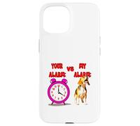 Loud Barking Beagle Dog Early Morning Awake up call Case for iPhone 15