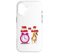 Loud Barking Beagle Dog Early Morning Awake up call Case for iPhone 16