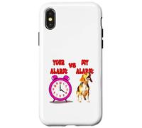 Loud Barking Beagle Dog Early Morning Awake up call Case for iPhone X/XS