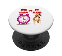 Loud Barking Beagle Dog Early Morning Awake up call PopSockets Adhesive PopGrip