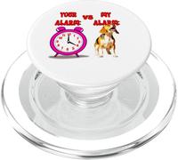 Loud Barking Beagle Dog Early Morning Awake up call PopSockets PopGrip for MagSafe