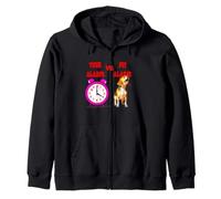 Loud Barking Beagle Dog Early Morning Awake up call Zip Hoodie