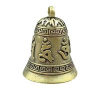 Loud Bear Bell, Alarm Outdoor Warning Bell with Buddhist Six-character Mantra Pattern, Brass Bear Bell for Rock Climbing Fishing Hiking Survival