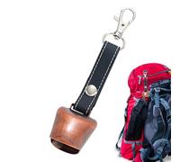 Loud Bear Bell - Hiking Protective Bell - Scary Air Horn Device | PU Leather Camping Safety Gear - Retro Hiking Accessory for Climbers and Climbers
