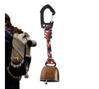 Loud Bear Bell - Safety Ring with Keychain, Iron Walking Bell | For Various Outdoor Sports Activities Including Camping, Hiking, Cycling, Mountaineering, Wilderness, Hiking Trail, and Wildlife