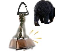 Loud Bear Bells for Hiking,Anti-Lost Bell | Emergencies Cowbell with Lanyard and Carabiner,for Hiking Camping Backpacking Outdoor Women Men
