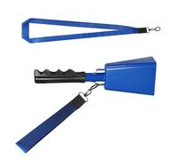Loud Noise Makers Metal Cow Bells With Handle School Bells Handheld Cow Bells For Cheering Competition Wedding