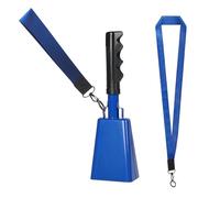 Loud Noise Makers Metal Cow Bells With Handle School Bells Handheld Cow Bells For Cheering Competition Wedding
