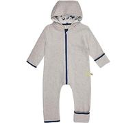 loud + proud Baby Fleece, GOTS Zertifiziert Jumpsuit, Silver, 74/80