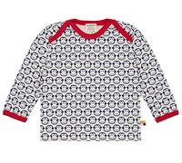 loud + proud Baby Shirt Langarm mit Print AFFE, GOTS Zertifiziert T, Ultramarine, 86/92 cm