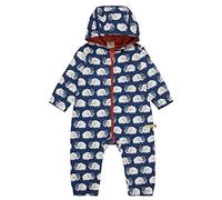 loud + proud Baby Wasserabweisend, GOTS Zertifiziert Jumpsuit, Ultramarin, 62/68