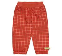 loud + proud Karo Hose, GOTS Zertifiziert Pants, Cinnamon, 74/80