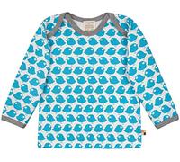 loud + proud Unisex Baby Shirt Langarm Aus Bio Baumwolle, GOTS Zertifiziert T-Shirt Not Applicable, Blue (Petrol Pe), 86/92