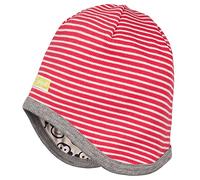loud + proud Unisex Baby Wendemütze Aus Bio Baumwolle, GOTS Zertifiziert Hat Not Applicable, Red (Tomato to), 33 (Manufacturer Size: 50/56)